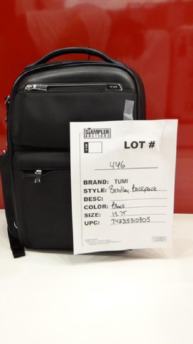 TUMI BACKPACK - CANVAS - BRADLEY 15.75'' - BLACK - (1 of 1)