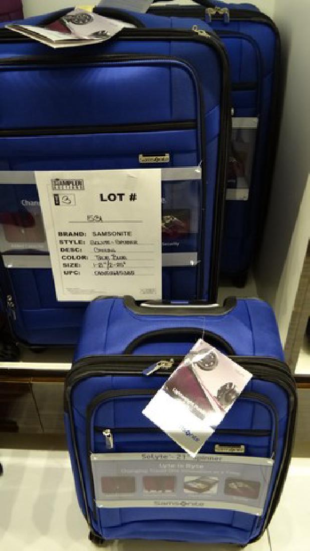 3 SAMSONITE SUITCASES - CANVAS - SOLYTE SPINNER - TRUE (1 of 1)