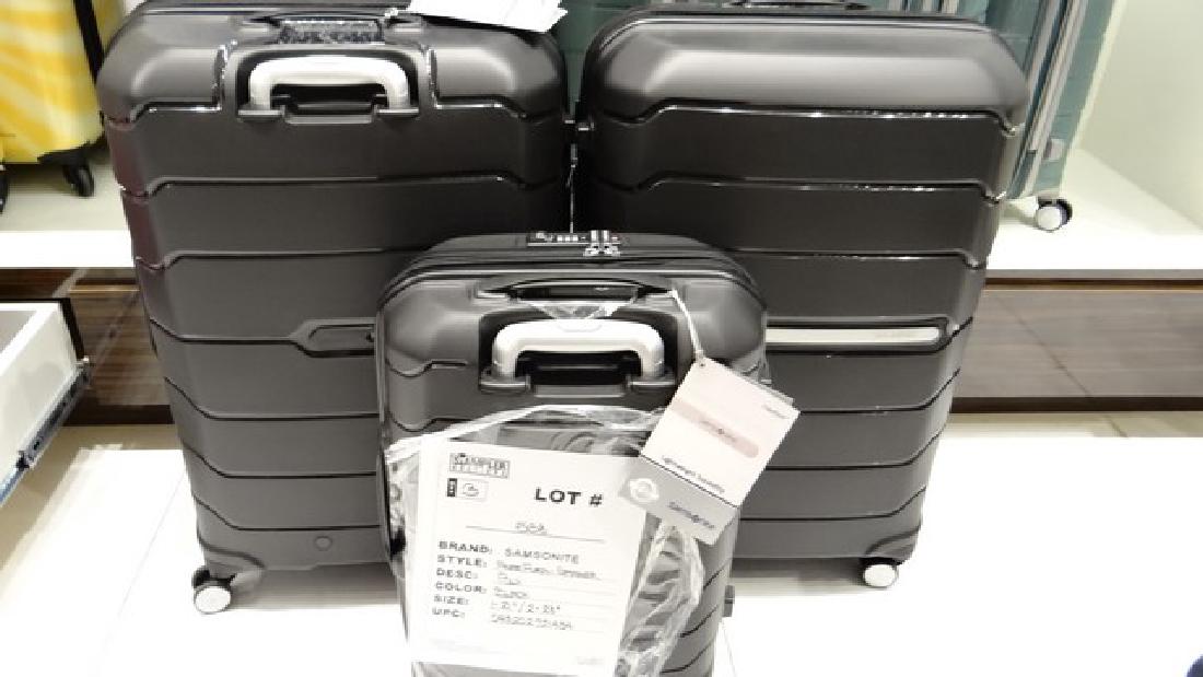 3 SAMSONITE SUITCASES - POLY / CARB - FREE FORM SPINNER (1 of 1)