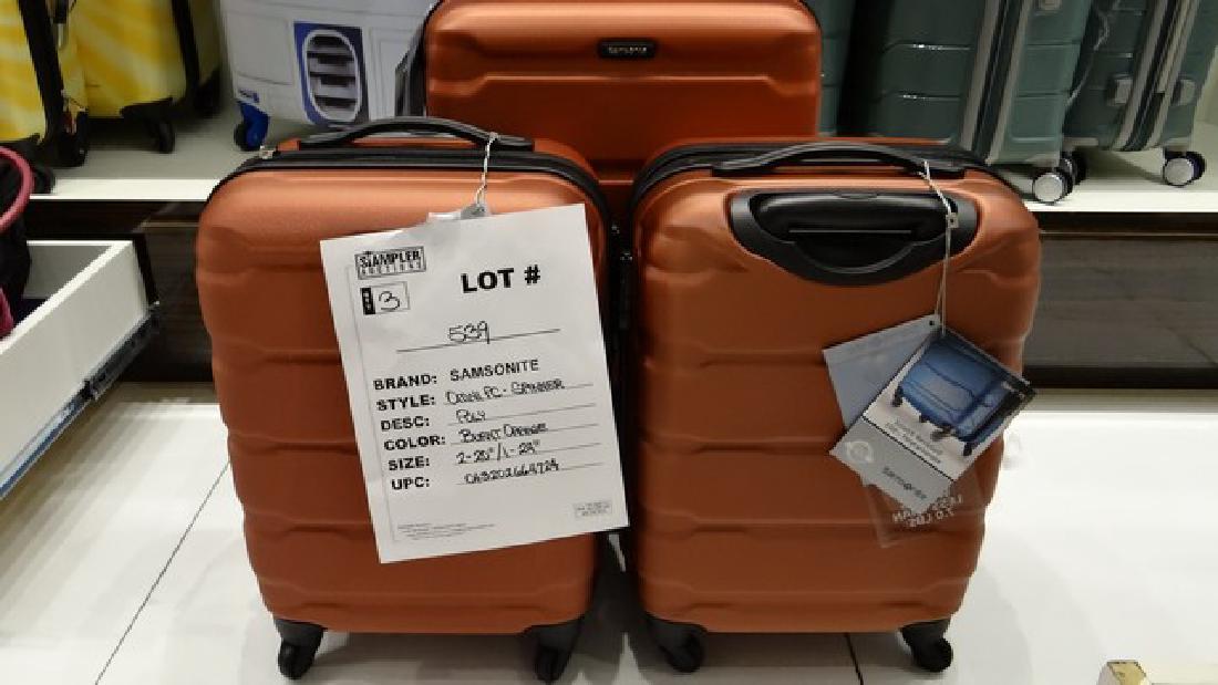 3 SAMSONITE SUITCASES - POLY / CARB - OMNI PC SPINNER - (1 of 1)