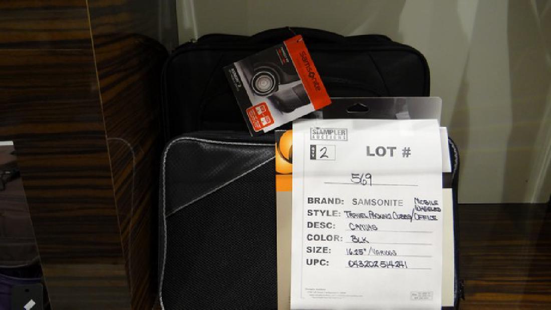 LOT SAMSONITE MOBILE OFFICE & CUBES - CANVAS - BLACK - (1 of 1)
