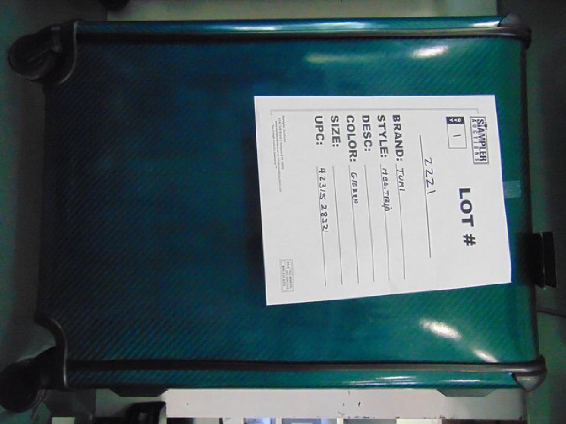 TUMI SUITCASE - POLY / CARB - MEDIUM TRIP - GREEN - (1 of 1)