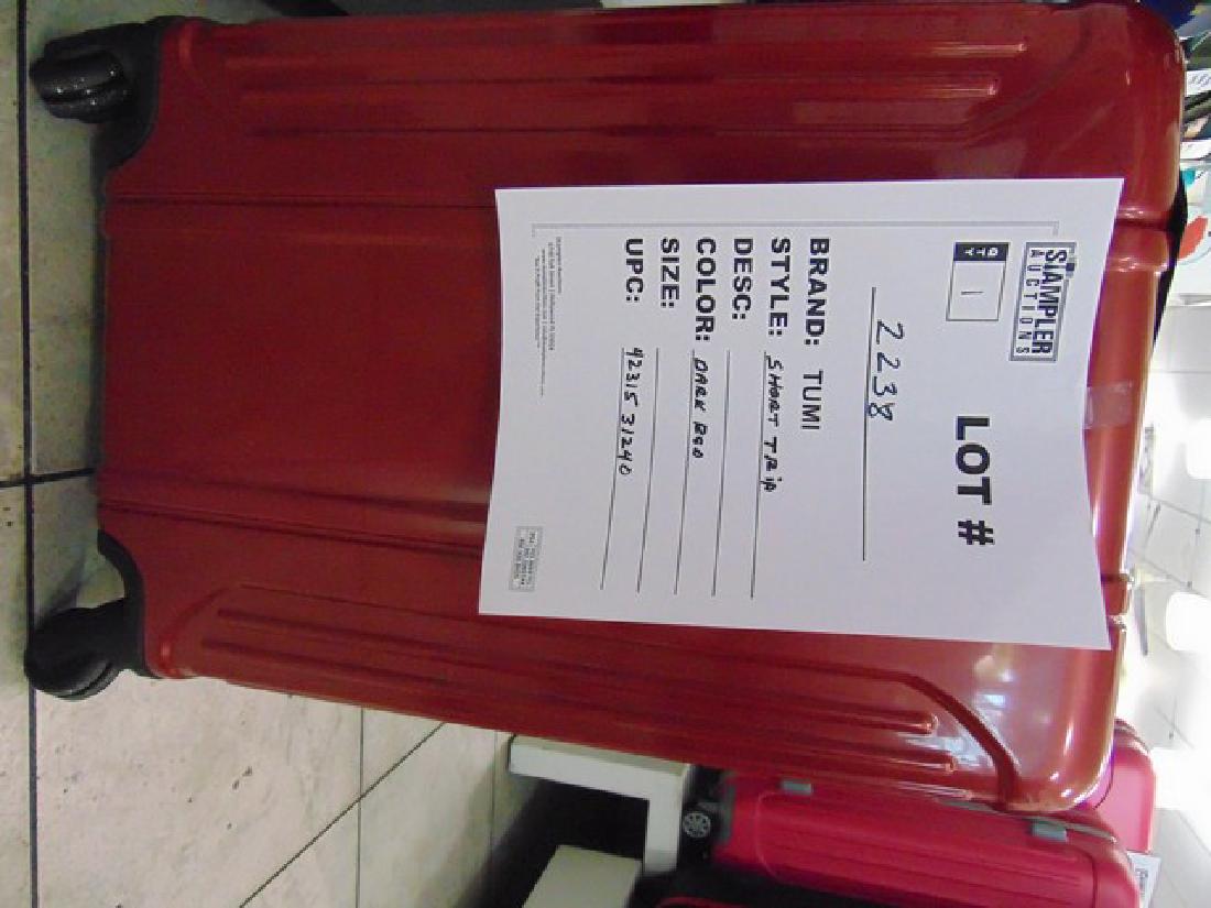 TUMI SUITCASE - POLY / CARB - SHORT TRIP - DARK RED - (1 of 1)