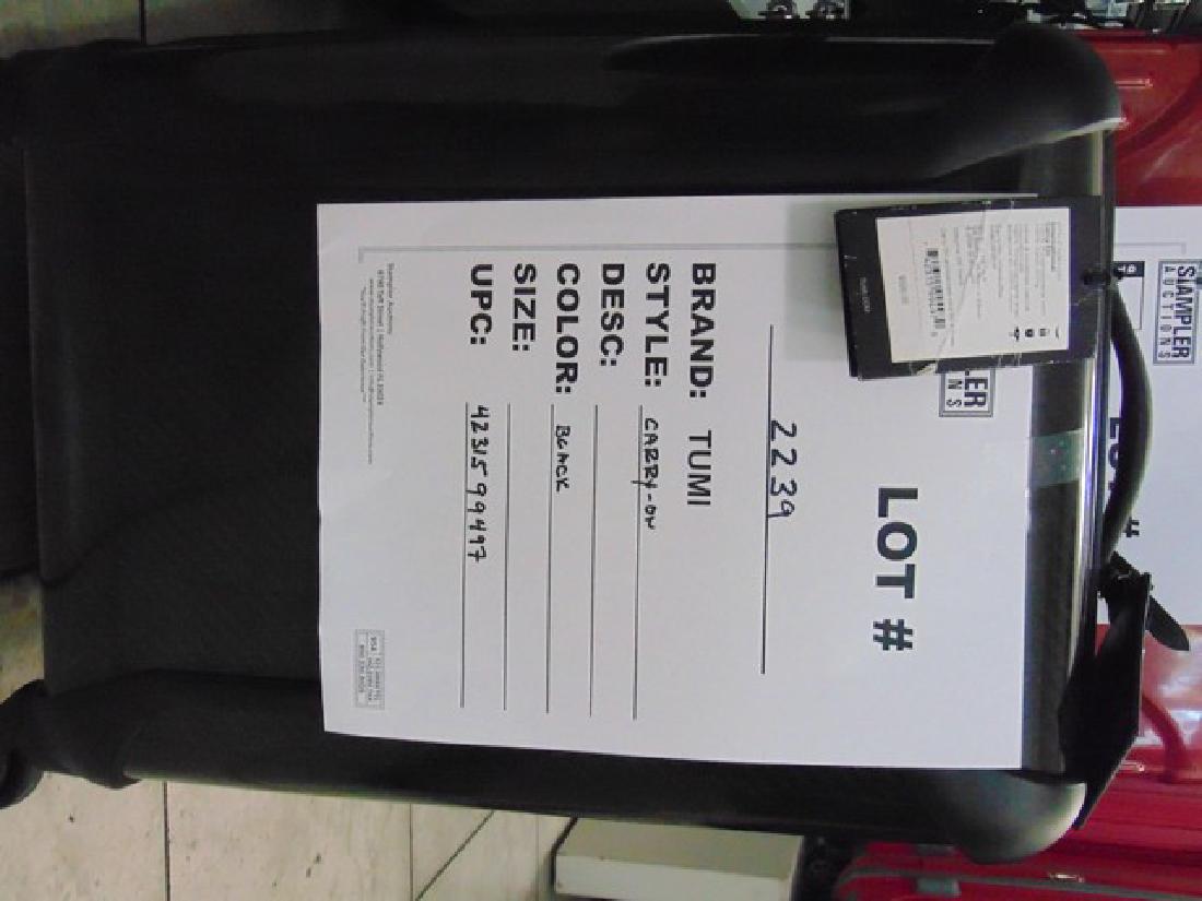 TUMI SUITCASE - POLY / CARB - CARRY ON - BLACK - (1 of 1)