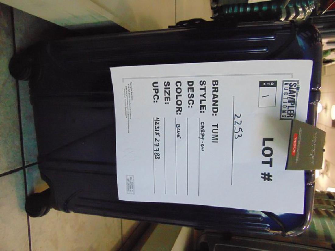 TUMI SUITCASE - POLY / CARB - CARRY ON - BLUE -: TUMI SUITCASE - POLY / CARB - CARRY ON - BLUE - 4231527783