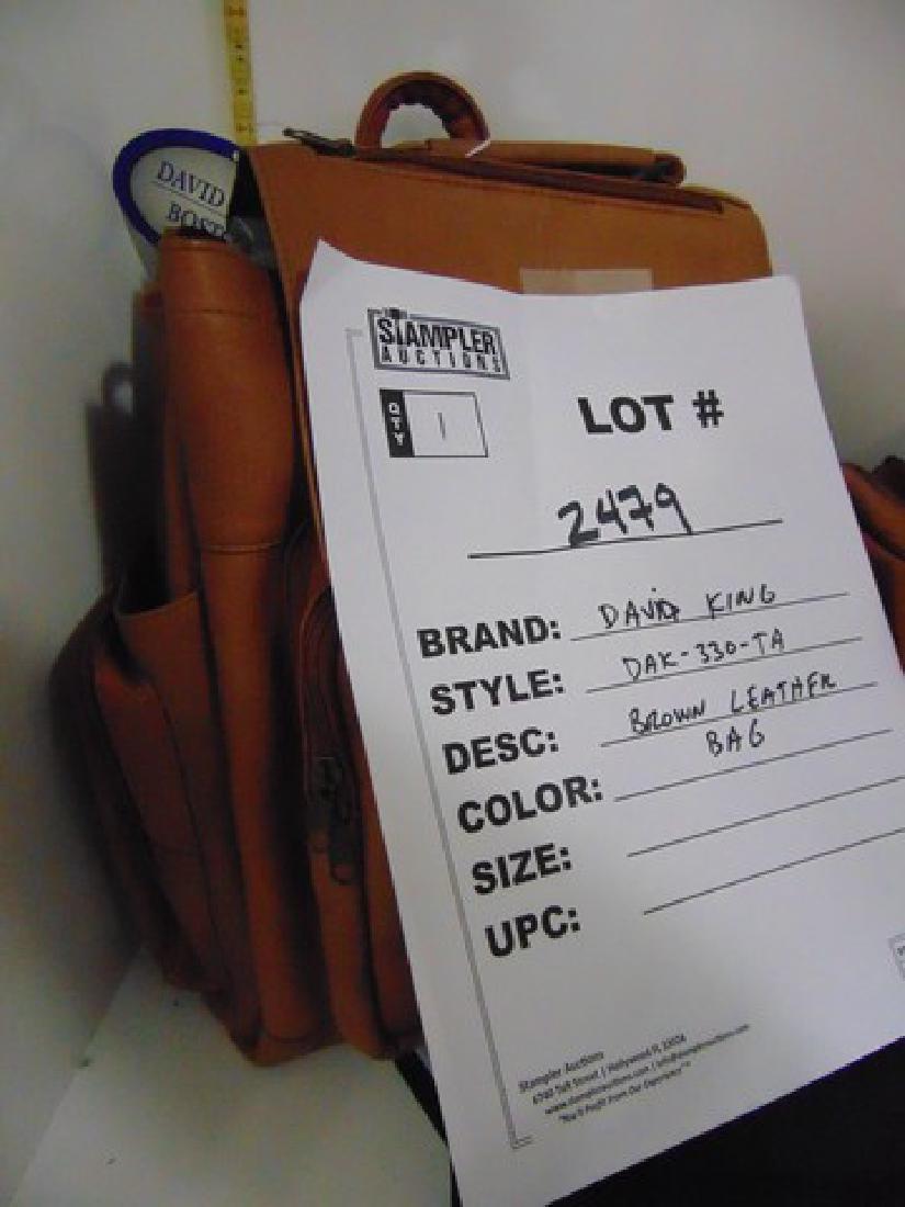 BACKPACK - LEATHER - BROWN - DAK-330-TA (1 of 1)