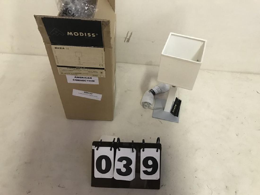 MODISS - MARIA 15 - TABLE LAMP - WHITE SHADE - 14'' (1 of 4)