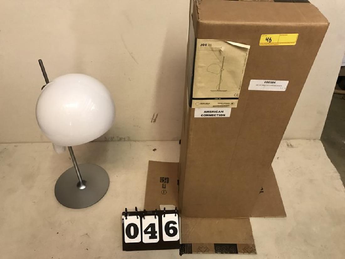 MODISS - JOE 30 - TABLE LAMP - SATIN CHROME BASE - (1 of 3)