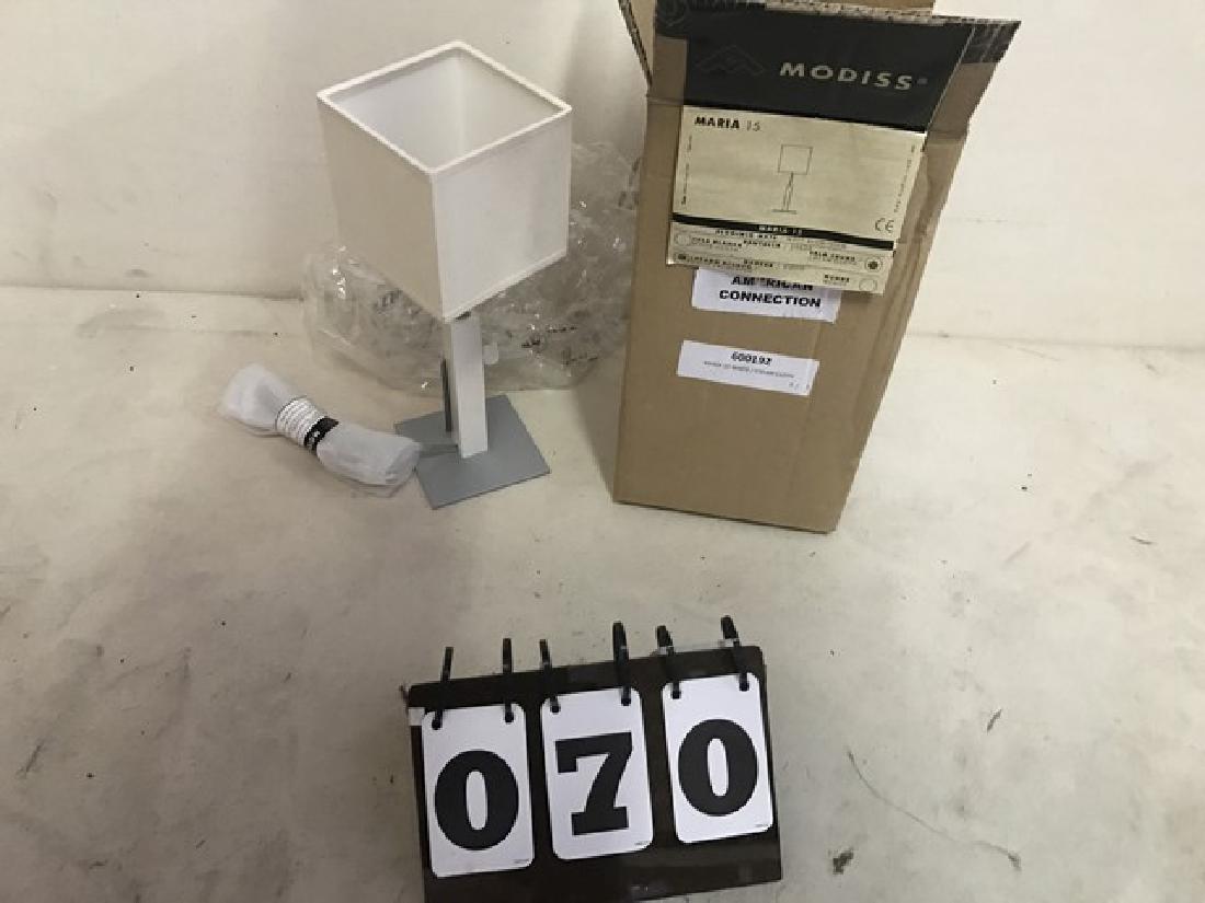 MODISS - MARIA 15 - TABLE LAMP - WHITE BASE - WHITE (1 of 3)