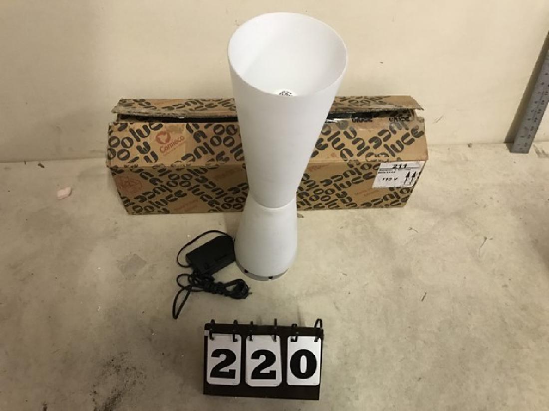 OLUCE - SERIE LU-LU - TABLE LAMP - DOUBLE LIGHT - GLASS (1 of 4)