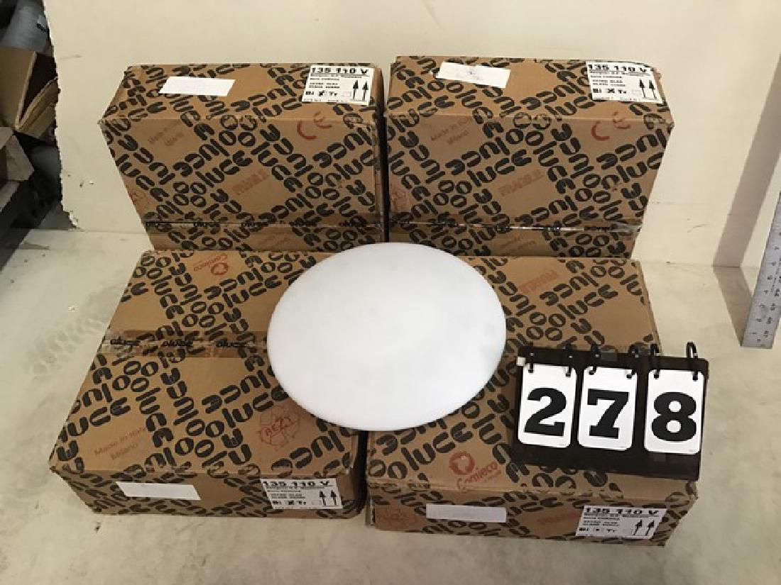 4 OLUCE - SERIE CORONA #135 - CEILING LIGHTS - GLASS (1 of 3)