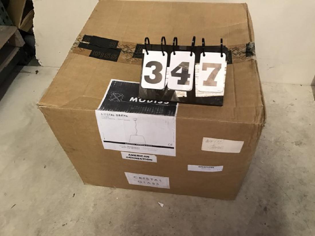 MODISS - CRYSTAL GRETTA 1C50 - HANGING LIGHT - GLASS - (1 of 2)