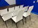 CATTELAN ITALIA WHITE LEATHER CHAIRS - 2