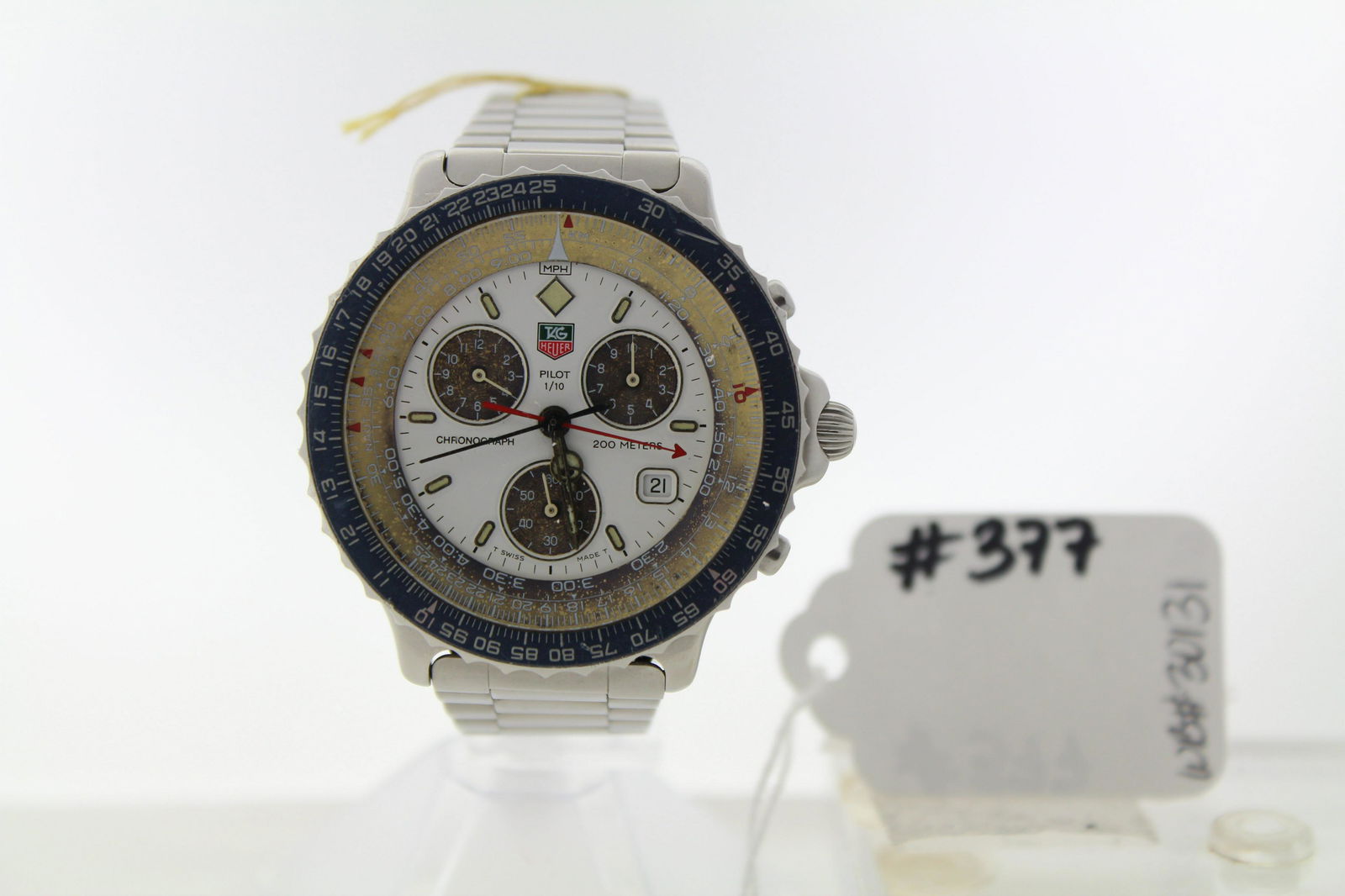 TAG HEUER PILOT CHRONO 530.806K - GENTS - STAINLESS (1 of 3)