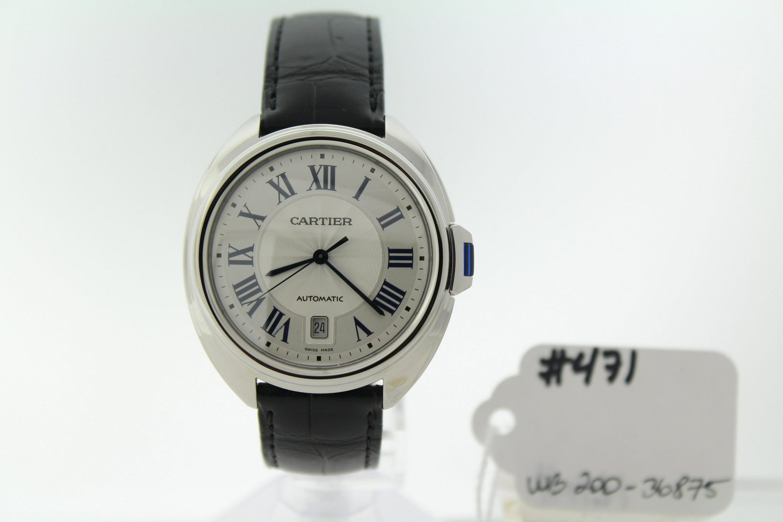 CARTIER CLE WSCL0018 - GENTS - ADJUSTABLE BLACK LEATHER (1 of 3)