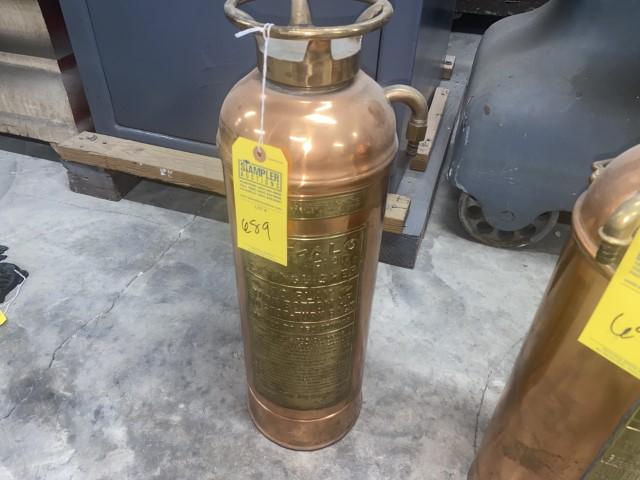 COPPER / BRASS FIRE EXTINGUISHER - ''THE BUFFALO'' (1 of 3)