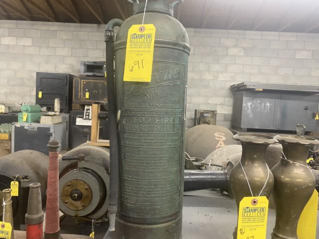 ANTIQUE FIRE EXTINGUISHER - ''PURENE'' (1 of 4)