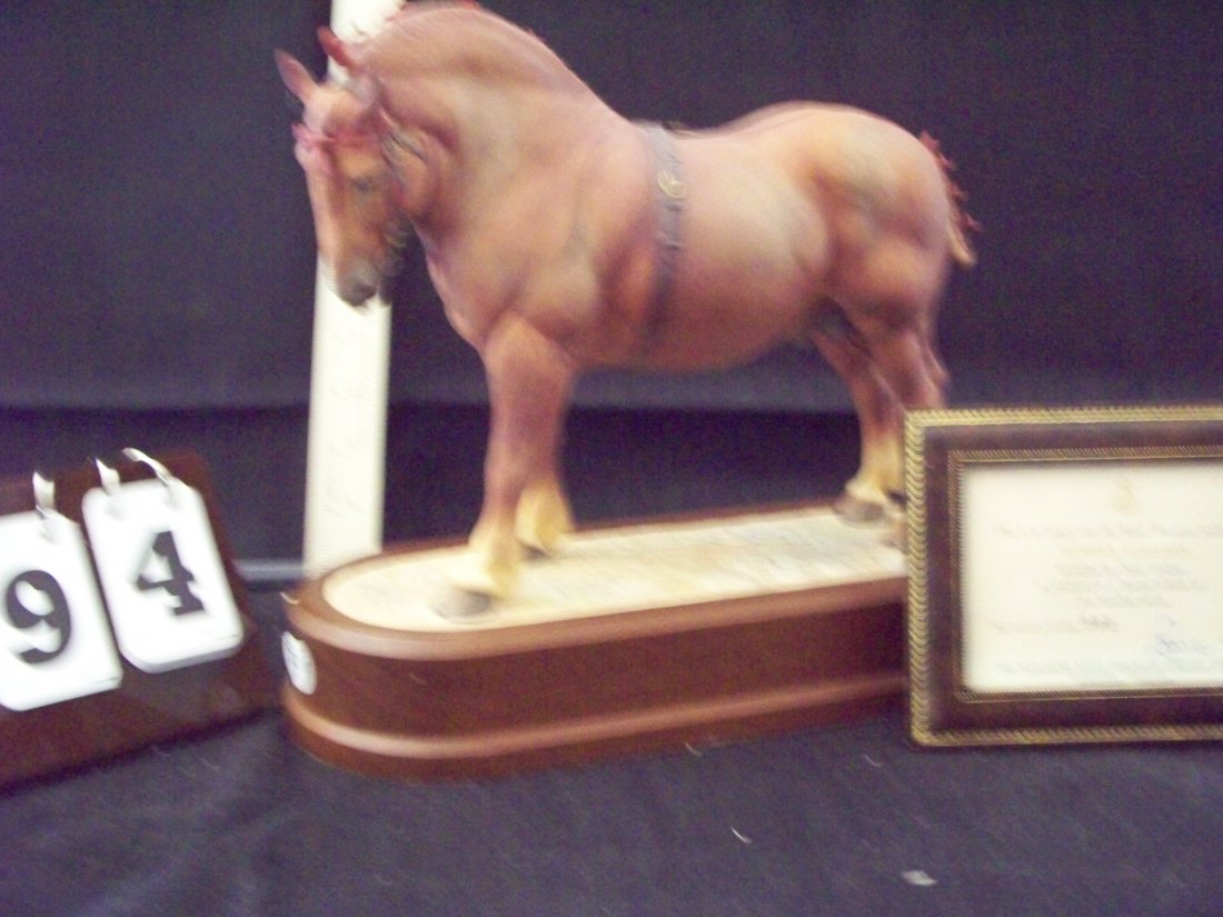 ROYAL WORCESTER 551 SUFFOLK STALLION 1969 DORIS LINDNER: ROYAL WORCESTER 551 SUFFOLK STALLION 1969 DORIS LINDNER - 11''x10''