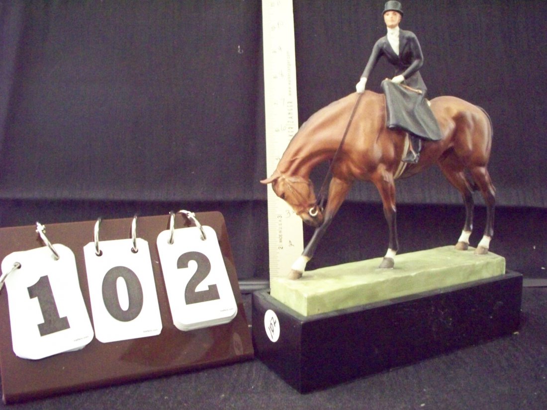 ROYAL WORCESTER 3114 AT THE MEET DORIS LINDNER - 7''x9': ROYAL WORCESTER 3114 AT THE MEET DORIS LINDNER - 7''x9''