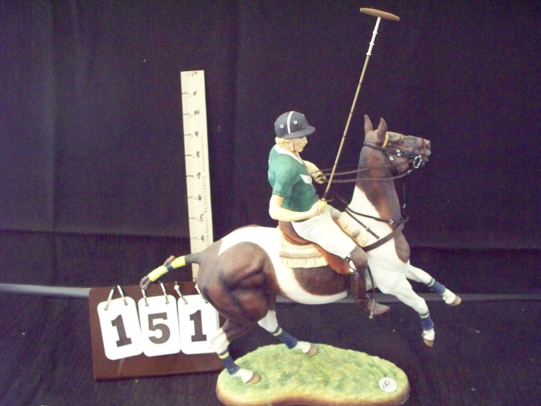 BOEHM POLO PLAYER ON PINTO 1982 5500-29 - 12'': BOEHM POLO PLAYER ON PINTO 1982 5500-29 - 12''