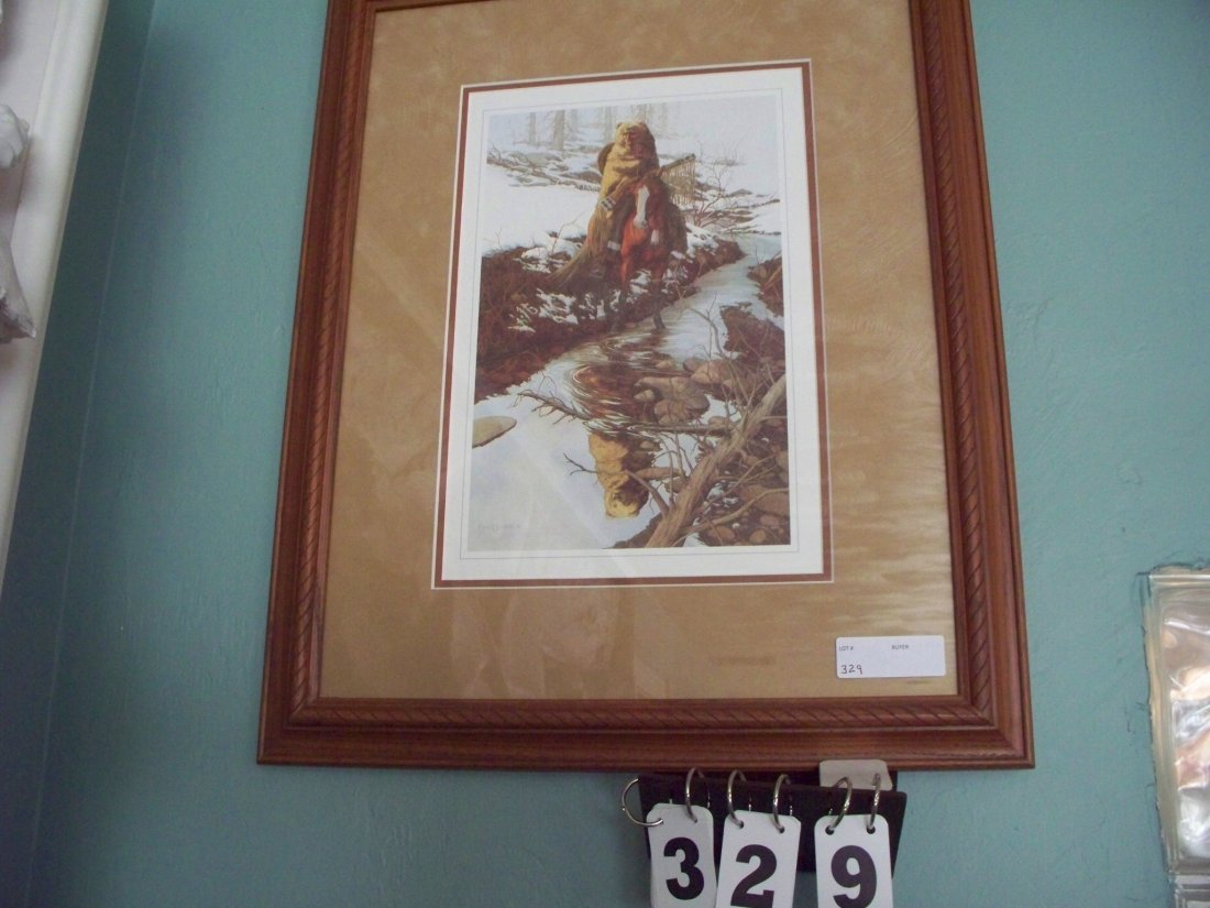 ARTWORK - SPIRIT OF THE GRIZZLY - BEV DOOLITTLE - 10''x: ARTWORK - SPIRIT OF THE GRIZZLY - BEV DOOLITTLE - 10''x15'' P / 20''x24'' OA - PROVENANCE ON BACK