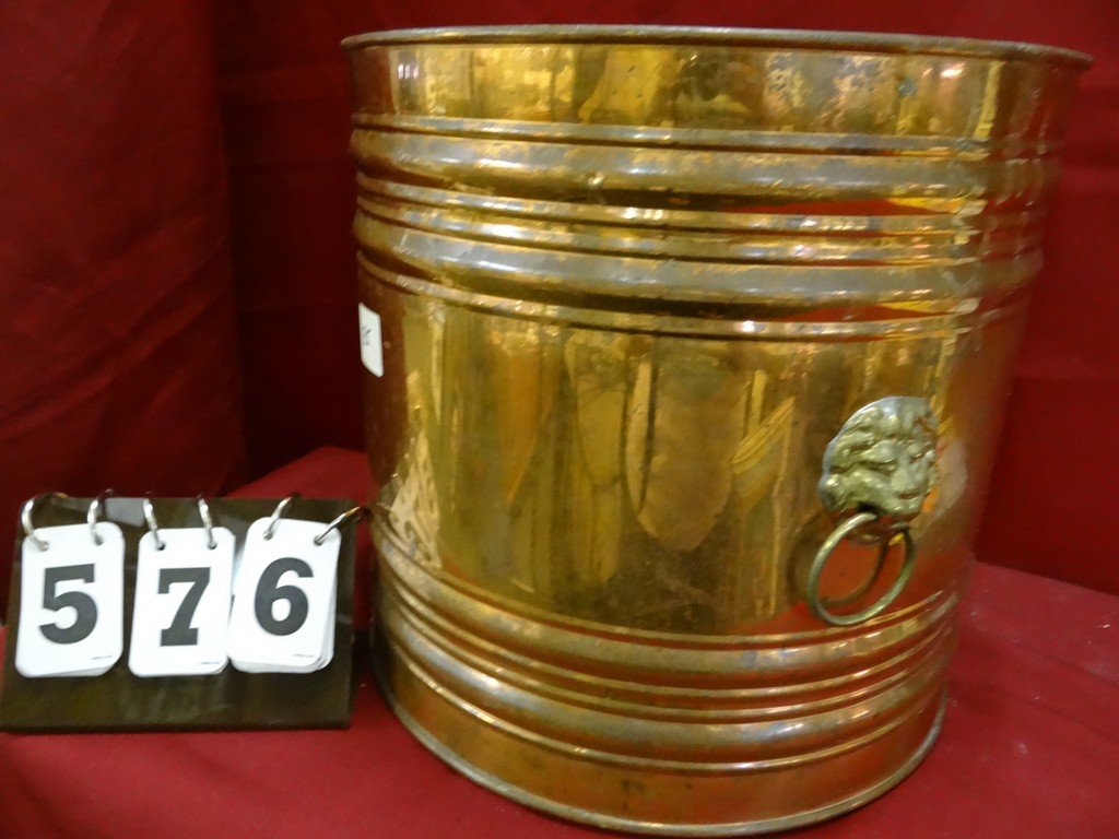 COPPER BUCKET - 12'' TALL (12'' WIDE): COPPER BUCKET - 12'' TALL (12'' WIDE)