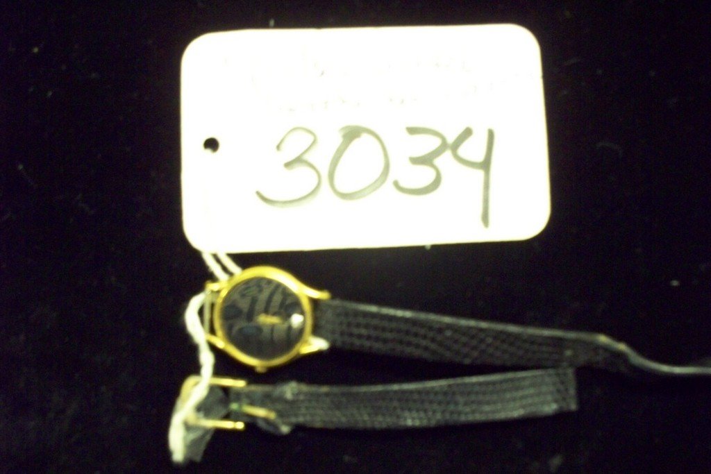 WATCH - PULSAR - QUARTZ / ROUND BLACK FACE: WATCH - PULSAR - QUARTZ / ROUND BLACK FACE