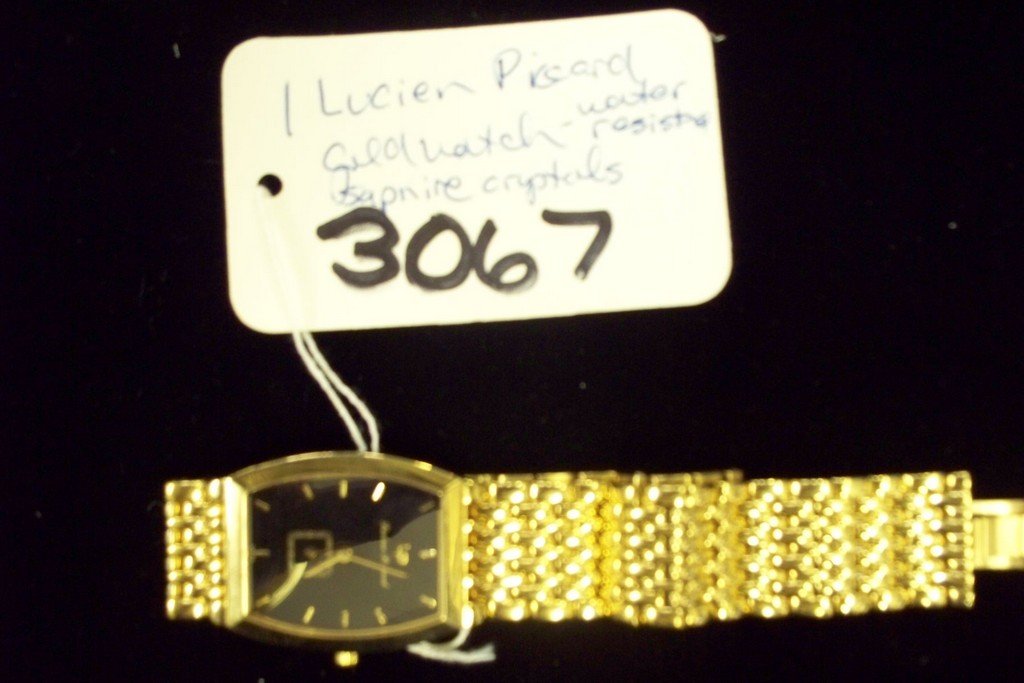 WATCH - LUCIEN PICCARD - MENS - STAINLESS STEEL / GOLD: WATCH - LUCIEN PICCARD - MENS - STAINLESS STEEL / GOLD FILLED / SAPPHIRE CRYSTAL