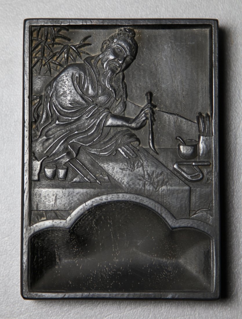 HARDWOOD INKSTONE: 5.25" x 3.75"