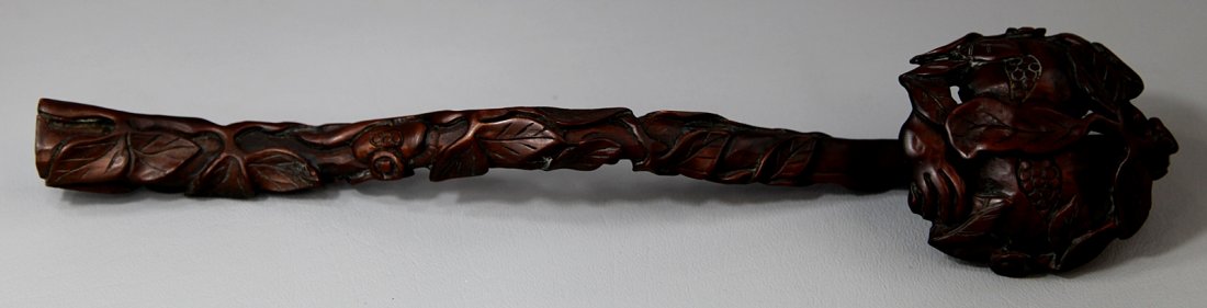 BOXWOOD RUYI SCEPTER: L: 11