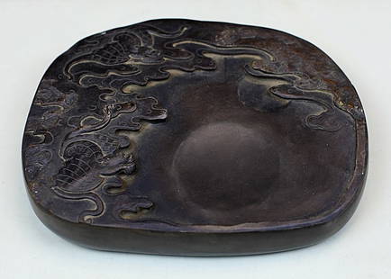 OLD CHINESE DUAN INKSTONE: 18th Century. 8*10.25"