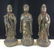 THREE BRONZE BUDDHIST STATUES