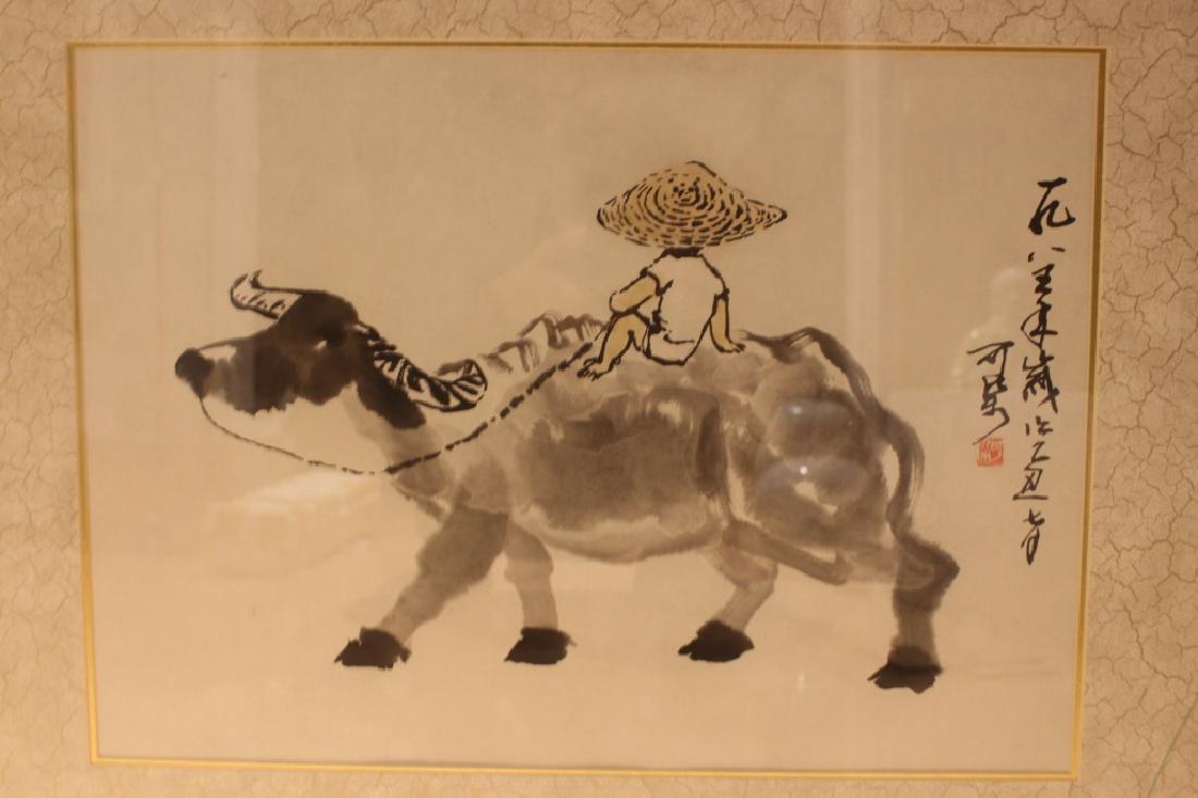Li keran ; Chinese water color painitng: 36 X 49 cm