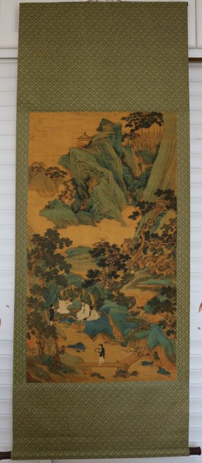 Chinese Painting Landscape; Qiu Ying (1 of 8)