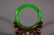 Chinese antique emerald green jadeite Bangle - 2