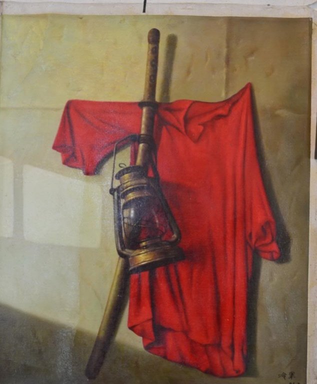 LengJun ; Chinese Oil Painting: Width:50cm*Length:60cm_x000D_ _x000D_ Leng Jun was born in Sichuan in 1963. 1984 graduated from the Teachers College of Wuhan Hankou Branch of the Department of Fine Arts. He is currently the painting