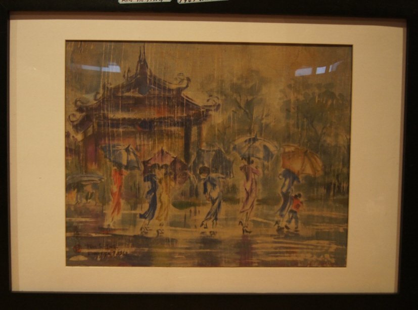 Ran In-Ting ; Watercolor on Silk ; Framed ; 1963``: Ran In-Ting ; Watercolor on Silk ; Framed ; 1963``_x000D_ _x000D_ Ran In-ting (1903 â€“ 1979), also known as Lan Yin Ding, was a Taiwanese watercolour artist whose work is recognised around the w
