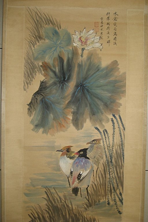 Xu Beihong ; Chinese Hanging Scroll Painting: 85cm×44cm(33"×17")
