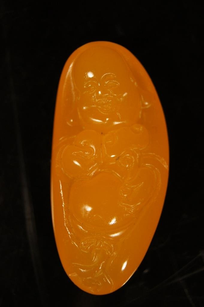 Indonesian Tianhuang Buddha pendant: Indonesian Tianhuang Buddha pendant ; H: 5.3 cm