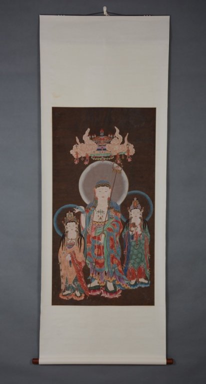 wu kuan? ; Chinese water color scroll: 70*134?cm