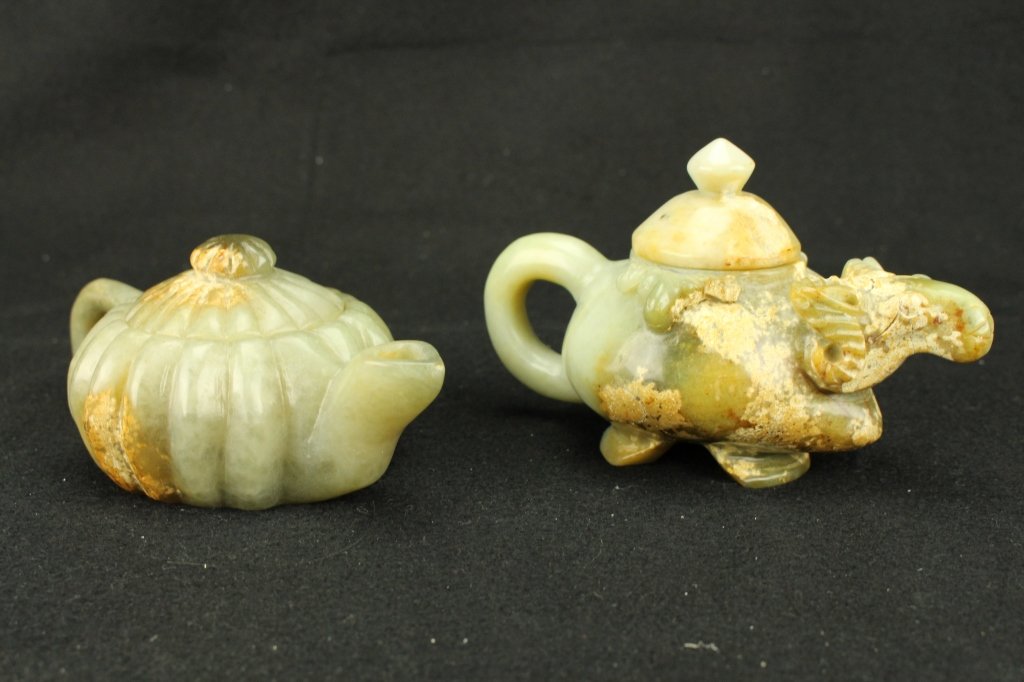 Two Chinese white jade tea pot (1 of 4)