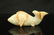 Chinese old white jade fish pendant