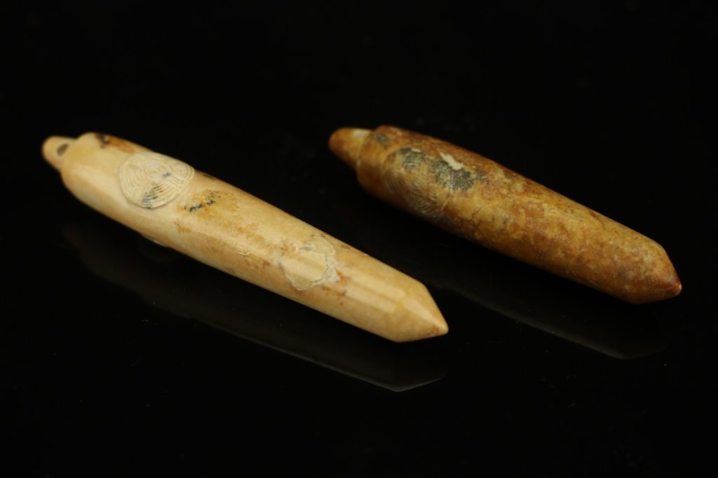 Chinese old jade carved pendants (1 of 3)