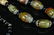 Chinese Agate beads necklace ; 14 to 40 mm beads - 2