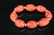 Chinese Nan Hong Agate beads bracelet ; 25 mm