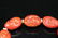 Chinese Nan Hong Agate beads bracelet ; 25 mm - 2