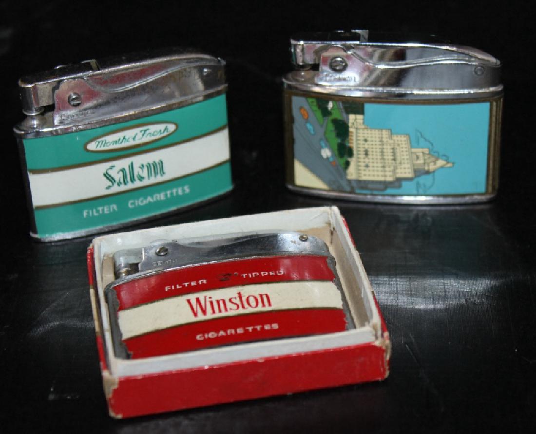 Lot of 3 Advertising Lighters  Lot of 3 Advertising (1 of 2)