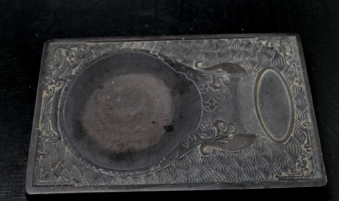 Chinese Inkstone: Chinese Inkstone Size : 7.25" x 5"