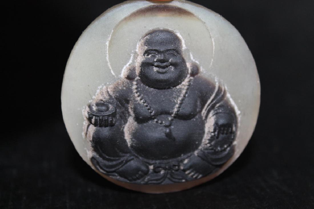 Chinese Carved Buddha Pendant (1 of 3)