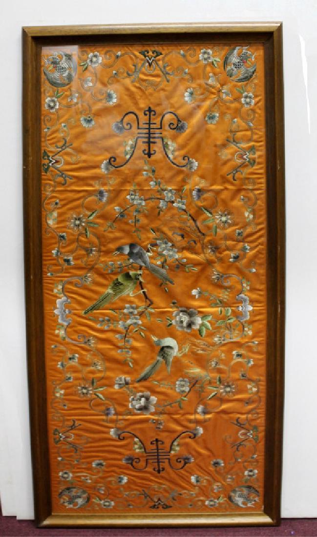 Large Framed Embroidered Panel (1 of 6)